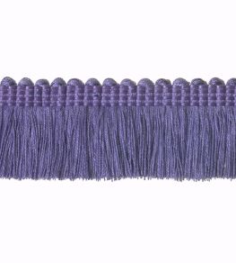 Plain Mat Moss Fringe 45mm Trimming by Houles Ocean Blue