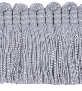 Plain Mat Moss Fringe 45mm Trimming by Houles Pastel Purple Plain Mat Moss Fringe 45mm Trimming by Houles Pastel Purple