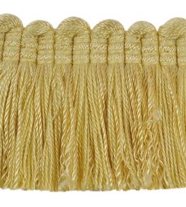 Plain Mat Moss Fringe 45mm Trimming by Houles Sunshine Yellow Plain Mat Moss Fringe 45mm Trimming by Houles Sunshine Yellow