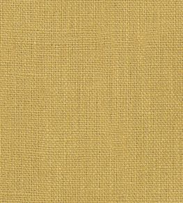 Light Weight Plain Linen Fabric by Volga Linen Ochre
