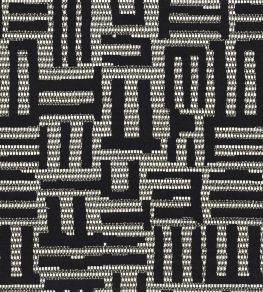 Plan Libre Fabric by Casamance Noir Plan Libre Fabric by Casamance Noir