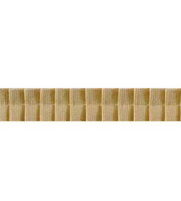 Pleated Tape Trimming by Thibaut Soft Gold Pleated Tape Trimming by Thibaut Soft Gold