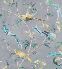 Pluma Fabric by Romo Jade Pluma Fabric by Romo Jade