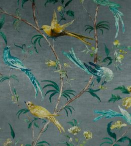 Pluma Velvet Fabric by Romo Jade