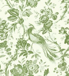 Plumage Mural by Woodchip & Magnolia Green on Green Plumage Mural by Woodchip & Magnolia Green on Green