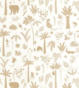 Poetic Jungle Wallpaper by Casadeco Camel