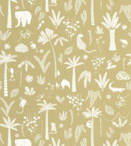 Poetic Jungle Wallpaper by Casadeco Olive