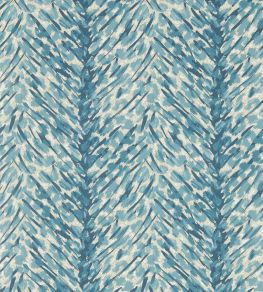 Pokot Wallpaper by Clarke & Clarke Denim Pokot Wallpaper by Clarke & Clarke Denim