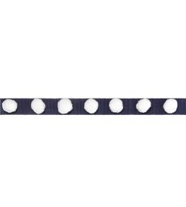 Pom Pom Tape Trimming by Thibaut Navy Pom Pom Tape Trimming by Thibaut Navy