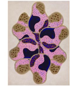 Pome Rug by Finarte Beige Pome Rug by Finarte Beige