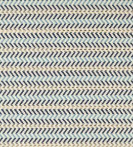 Pomona Zigzag Fabric by Scion Indigo/Coast Blue