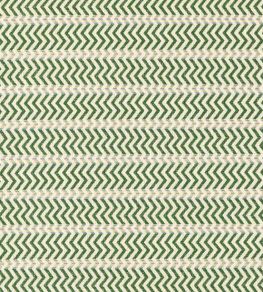 Pomona Zigzag Fabric by Scion Kelly Green/Cornflower Pomona Zigzag Fabric by Scion Kelly Green/Cornflower