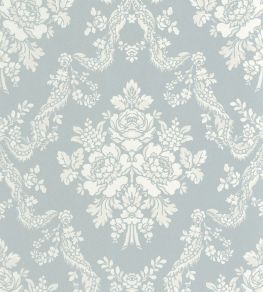 Pompadour Wallpaper by Casadeco Bleu Doux