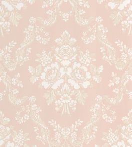 Pompadour Wallpaper by Casadeco Rose Poudre Pompadour Wallpaper by Casadeco Rose Poudre