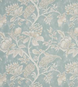 Pondicherry Fabric by Nina Campbell Blue Pondicherry Fabric by Nina Campbell Blue