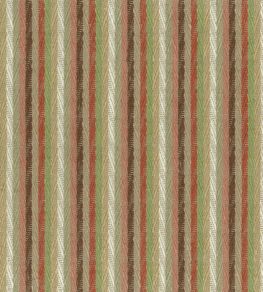 Popham Fabric by Nina Campbell Red/Coral/Green Popham Fabric by Nina Campbell Red/Coral/Green