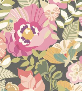 Poppies & Pansies Wallpaper by Ohpopsi Vintage Rose Poppies & Pansies Wallpaper by Ohpopsi Vintage Rose
