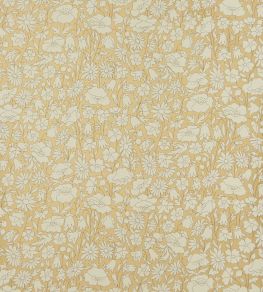Poppy Meadow Wallpaper by Liberty Pewter Gold Poppy Meadow Wallpaper by Liberty Pewter Gold