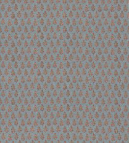 Poppy Sprig Fabric by GP & J Baker Denim Poppy Sprig Fabric by GP & J Baker Denim