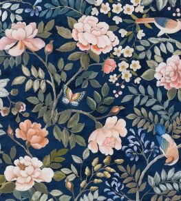 Porcelaine de Chine Wallpaper by Designers Guild Midnight