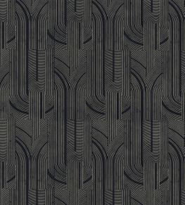 Porte Doree Wallpaper by Casamance Noir/Dore