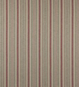 Porth Stripe Fabric by Colefax and Fowler Red/Green Porth Stripe Fabric by Colefax and Fowler Red/Green