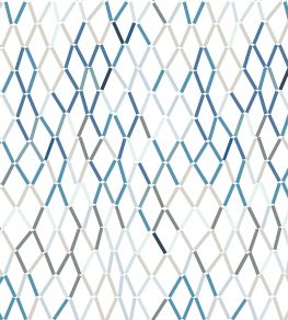 Porto Wallpaper by Christopher Farr Cloth Cobalt