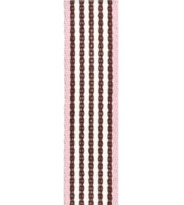 Portrait Stripe Braid Trimming by Ian Mankin Brown/Pink