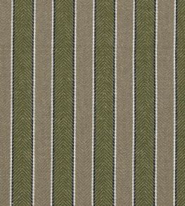 Portree Stripe Fabric by Ian Mankin Khaki Portree Stripe Fabric by Ian Mankin Khaki