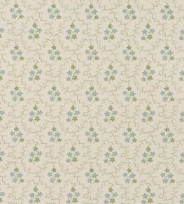 Posy Fabric by GP & J Baker Green/Aqua Posy Fabric by GP & J Baker Green/Aqua