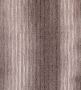 Poulton Stripe Fabric by Fermoie Burgandy