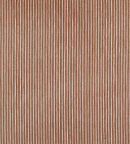Poulton Stripe Fabric by Fermoie Rust Poulton Stripe Fabric by Fermoie Rust
