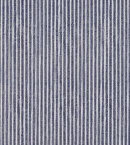 Poulton Stripe Wallpaper by Fermoie Navy Poulton Stripe Wallpaper by Fermoie Navy