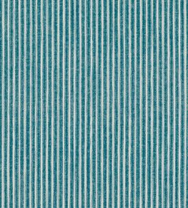Poulton Stripe Wallpaper by Fermoie Teal Poulton Stripe Wallpaper by Fermoie Teal