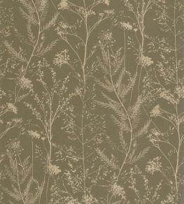 Prairie Wallpaper by Casadeco Kaki