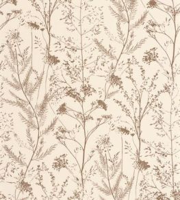Prairie Wallpaper by Casadeco Terre de Sienne