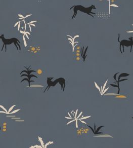 Prehistoric Creatures Wallpaper by Tres Tintas Blue Prehistoric Creatures Wallpaper by Tres Tintas Blue