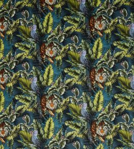 Bengal Tiger Fabric by Prestigious Textiles Twilight Bengal Tiger Fabric by Prestigious Textiles Twilight