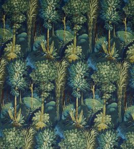 Forbidden Forest Fabric by Prestigious Textiles Sapphire Forbidden Forest Fabric by Prestigious Textiles Sapphire