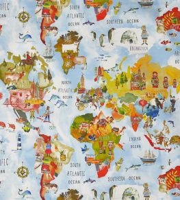 Adventure Fabric by Prestigious Textiles Rainbow
