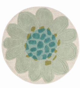 Pretty Petals Rug by Villa Nova Green Pretty Petals Rug by Villa Nova Green