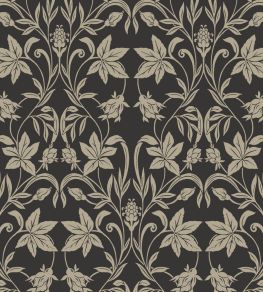 Primrose Wallpaper by Casadeco Noir Fusain Primrose Wallpaper by Casadeco Noir Fusain