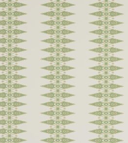 Priya Stripe Wallpaper by Jane Churchill Green Priya Stripe Wallpaper by Jane Churchill Green