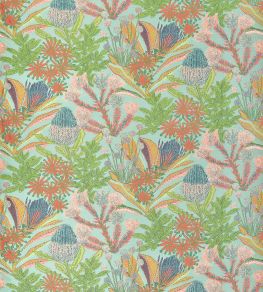 Protea Print Fabric by Thibaut Pool Protea Print Fabric by Thibaut Pool