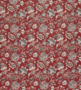 Prunella Fabric by Ashley Wilde Crimson Prunella Fabric by Ashley Wilde Crimson
