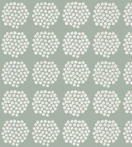 Puketti Wallpaper by Marimekko Green Puketti Wallpaper by Marimekko Green