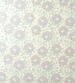 Punch Paisley Fabric by Christopher Farr Cloth Pale Blue