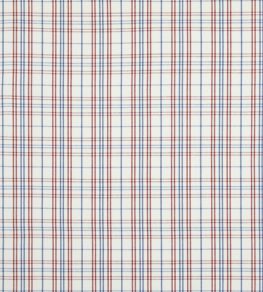 Purbeck Check Fabric by Baker Lifestyle Red/Blue