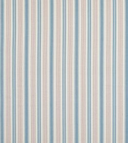 Purbeck Stripe Fabric by Baker Lifestyle Red/Blue