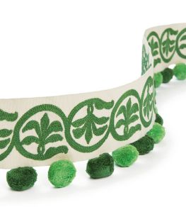 Pushkar Braid Trimming by Osborne & Little Emerald Pushkar Braid Trimming by Osborne & Little Emerald